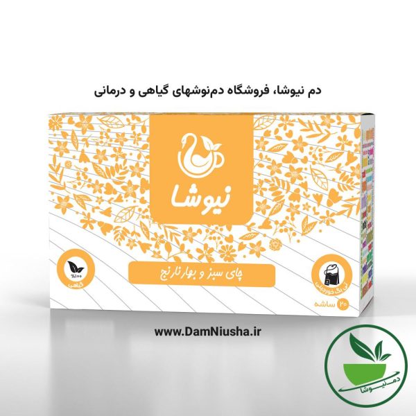 دمنوش چای سیاه و بهارنارنج نیوشا